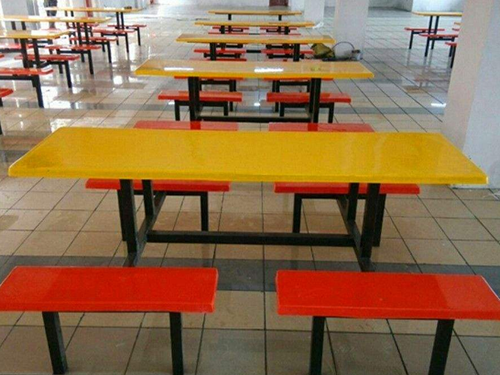 玻璃鋼食堂餐桌椅